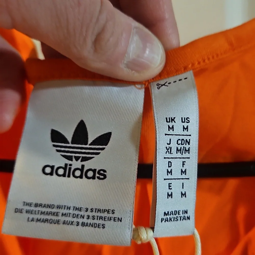 adidas Men’s Trefoil Essentials Tank Top: ORANGE: NEW WITH TAGS: SIZE M
